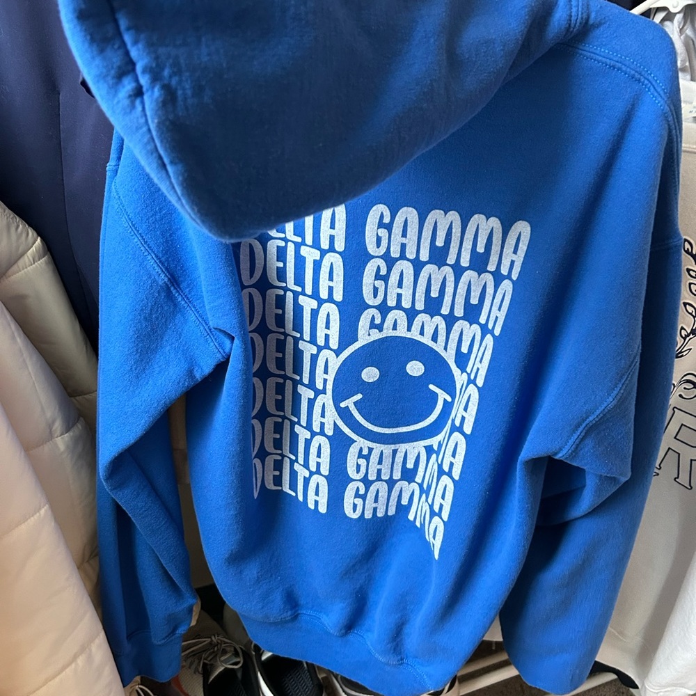 Blue Delta Gamma Gildan Hoodie